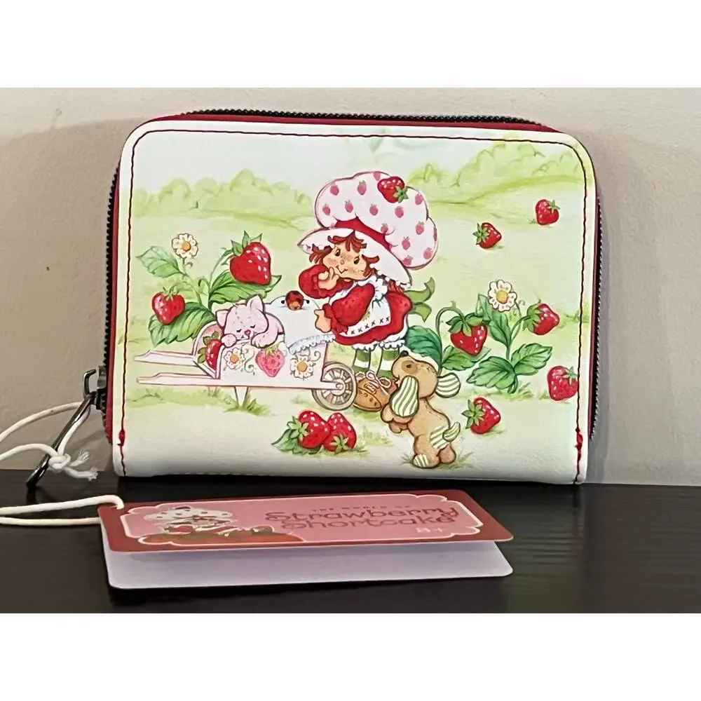 Loungefly Strawberry Shortcake Scented Mini Backpack Wallet Set